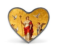 Myth Queen Lapel Pin Heart Enamel Pins Funny Brooch Pin Cute Backpack Pins Fashion Jewelry Accessories for Backpacks, Hats, Bags, Adults