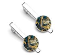 Myth Zeus with Thunder Silver Tie Clip Suit Accessories for Men Necktie Bar Set Pin Business Wedding