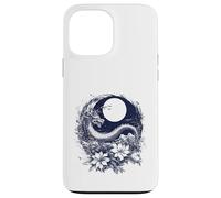 Mythic Dragon Lunar Orb Botanical Night Art Case for iPhone 13 Pro Max