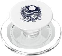 Mythic Dragon Lunar Orb Botanical Night Art PopSockets PopGrip for MagSafe