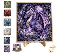 Mythic Dragon Realms 3D Fabric Poke Art Kit, Explore Unique Fantasy Worlds