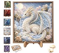 Mythic Dragon Realms 3D Fabric Poke Art Kit, Explore Unique Fantasy Worlds