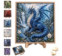 Mythic Dragon Realms 3D Fabric Poke Art Kit, Explore Unique Fantasy Worlds