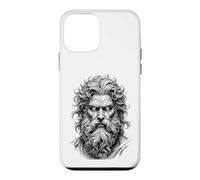 Mythic God Portrait Sketch Black White Line Art Case for iPhone 12 mini