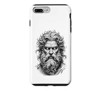 Mythic God Portrait Sketch Black White Line Art Case for iPhone 7 Plus/8 Plus