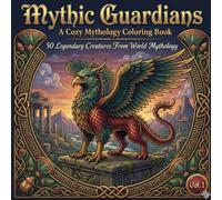 Mythic Guardians: Mythic Guardians: A World Mythology Coloring Book for Adults and Teens