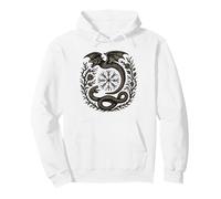 Mythic Norse Pagan Viking Tee Dragon Serpent Nordic Snake Pullover Hoodie