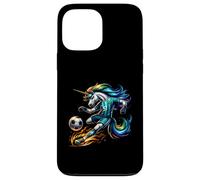 Mythic Soccer Unicorn 57 Rainbow Mane Football Case for iPhone 13 Pro Max