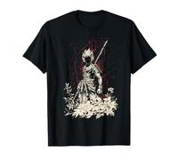 Mythic Staff Warrior Gothic Anime Fantasy Demon Art T-Shirt
