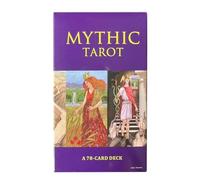 Mythic Tarot Deck, English Fortunetelling Cards, 78 Sheet Party Board Set, Beginner-Friendly Symbolic Design, Ideal for School Camping Team Use, Interactive Group Activities