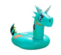 Mythical Aquatic Rider - Serpent Winged Mattress, Beast Boat | Fire Breather Float For Summer Games Lake River Beach Water Fun Party Decorations Inflatable Large Dragon Lounger Raft Scale Pattern