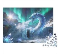 Mythical Beast 1000 Piece Jigsaw Puzzle Premium Paper Best Jigsaw Puzzles Dragon Adult Puzzles Home Decor Family Bonding Activity 38x26cm/1000pcs