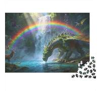Mythical Beast 1000 Piece Jigsaw Puzzle Premium Paper Best Jigsaw Puzzles Dragon Adult Puzzles Home Decor Family Bonding Activity Gift for Puzzle Lover 38x26cm/1000pcs