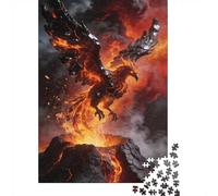 Mythical Beast 1000 Piece Jigsaw Puzzle Premium Paper Best Jigsaw Puzzles Phoenix Adult Puzzles Home Decor Relaxation Puzzle Family Puzzle 38x26cm/1000pcs