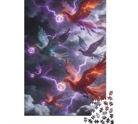Mythical Beast 1000 Piece Jigsaw Puzzle Premium Paper Best Jigsaw Puzzles Phoenix Adult Puzzles Home Decor Family Bonding Activity Halloween 70x50cm/1000pcs