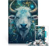 Mythical Beast BullPuzzle for teenagers 1000 Pieces Stress Reliever Staycation Kill time Unique Birthday and Gifts 38x26cm