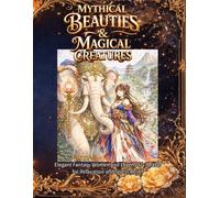 Mythical Beauties & Magical Creatures Coloring Book: Elegant Fantasy Women and Legendary Beasts for Relaxation and Stress Relief