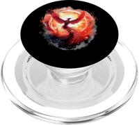 Mythical Bird Fire Phoenix Bird Rejuvenation Reborn Phoenix PopSockets PopGrip for MagSafe