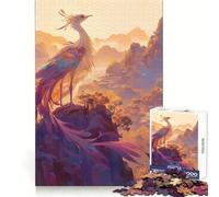 Mythical Bird on Mountaintop 1000 Piece Jigsaws for Adults Puzzle Focus Brain Toy Quiet Fun Tight Edge Santa Wish Item (50x75cm)