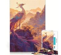 Mythical Bird on Mountaintop 1000 Pieces Jigsaws Adults Puzzles Gifts Mind Game Toy Bonding Time Neat Cut Bday Surprise (38x26cm)
