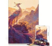 Mythical Bird on Mountaintop Adult Jigsaw Puzzles 1000 Pieces Mind Exercise Toy Calming Play Design Assembly Amazing Present (38x52cm)
