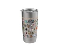 Mythical Creatures Alphabet A to Z Fantasy Legends Stainless Steel Insulated Tumbler