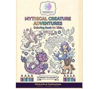 Mythical Creatures Coloring Book: Cute Dragon Coloring Book for Kids Ages 4-8 Fun and Easy Fantasy Creatures with Simple Coloring Pages and Imagination Prompts