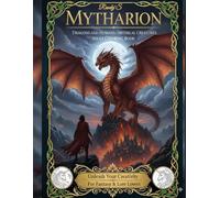 Mythical Creatures Coloring Book: Dragons, castles, warriors, and epic human realms - 58 fantasy illustrations for stress relief and creative ... fantasy fans, and adult colorists (Mytharion)