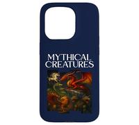 Mythical Creatures Dragon Vintage Dark Fantasy Culture Fans Case for iPhone 15 Pro