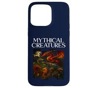 Mythical Creatures Dragon Vintage Dark Fantasy Culture Fans Case for iPhone 15 Pro Max