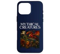 Mythical Creatures Dragon Vintage Dark Fantasy Culture Fans Case for iPhone 16 Pro Max