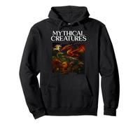Mythical Creatures Dragon Vintage Dark Fantasy Culture Fans Pullover Hoodie
