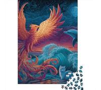 Mythical Creatures Ocean Scene Jigsaw Puzzles Puzzles for Adults Kids. 1000 Piece Great Gifts Challenge Toy Educational Games Home Decoration for Adults& Kids Age 14 Years Up 38x26cm/1000pcs
