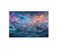 Mythical Dragon Battle,Adult Jigsaw Puzzle 1000 Pieces,Classic Jigsaw Puzzles for Teens Boys and Girls with Sturdy, Tight-Fitting Pieces,Letters on the back,38x52cm
