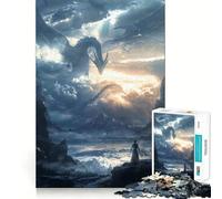 Mythical Dragons Awakening Jigsaw for Teenagers 1000 Pieces Memory Boost Relaxing Fun Pattern Assembly (38x52cm)