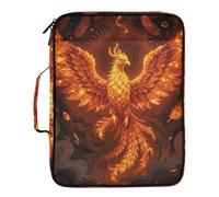 Mythical Fire Phoenix Hanging File Folders 7 Pockets A4 Letter Size with Zipper Closure for Paperwork Expandable Hanging File Folders organizador