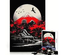 Mythical Fuji Adult Jigsaw Puzzles1000 Pieces Mind Exercise Toy Tension Relief Design Assembly Lovely Present (38x26cm)