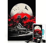 Mythical Fuji Adult Jigsaw Puzzles1000 Pieces Mind Exercise Toy Tension Relief Design Assembly Lovely Present (38x26cm)