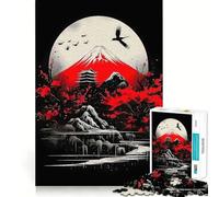Mythical Fuji Adult Jigsaw Puzzles1000 Pieces Mind Exercise Toy Tension Relief Design Assembly Lovely Present (50x75cm)