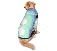 Mythical Gigantic Space Cavern Dog Hoodie – Soft & Breathable Polyester Pet Clothes for Medium, and Large Dogs