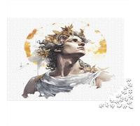 Mythical God-classical Art Style 1000 Piece for Adults Teens: Gr od with Golden Crown Educational Game for Wall Decoration 70x50cm/1000pcs