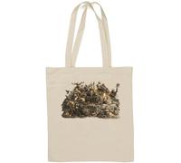 Mythical gods and warrior figures Natural Cotton Tote Bag White
