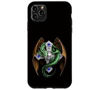 Mythical Green Dragon And Skull Cross Case for iPhone 11 Pro Max