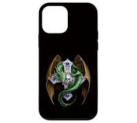 Mythical Green Dragon And Skull Cross Case for iPhone 12 mini