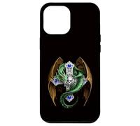 Mythical Green Dragon And Skull Cross Case for iPhone 12 Pro Max