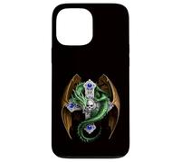 Mythical Green Dragon And Skull Cross Case for iPhone 13 Pro Max