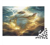 Mythical Jesus Jigsaw Puzzles for Adults 1000 Piece for Adults Puzzle Educational Challenging Game Gifts Home Decoration Puzzle Toys Jigsaw Puzzle 1000pcs (75x50cm)