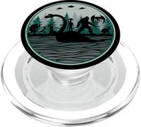 Mythical Loch Ness Aliens Mothman Bigfoot Monsters Cryptid PopSockets PopGrip for MagSafe