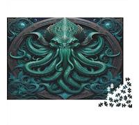Mythical Octopus-fantasy Dark Art Jigsaws 1000 Pieces for Adults with Precision Cut Centenary Jigsaws As A Stress Relief Puzzle for Fun Activity for Home 70x50cm/1000pcs