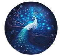 Mythical Peacock Jigsaw Puzzles Fantasy Art Style Challenge Toy Educational Games Home Decoration for Adults& Teenager Age 14 Years Up 1000pcs (67.5x67.5cm)